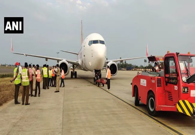 air india express flight incident at vijayawada international airport 